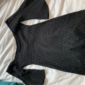 Free people black mini dress
